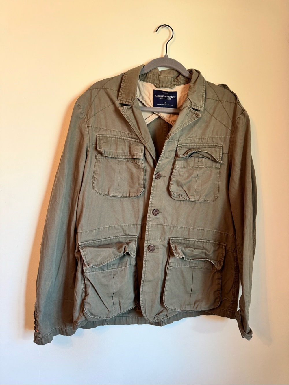 American Eagle Outfitters Olive Green Field Jacket